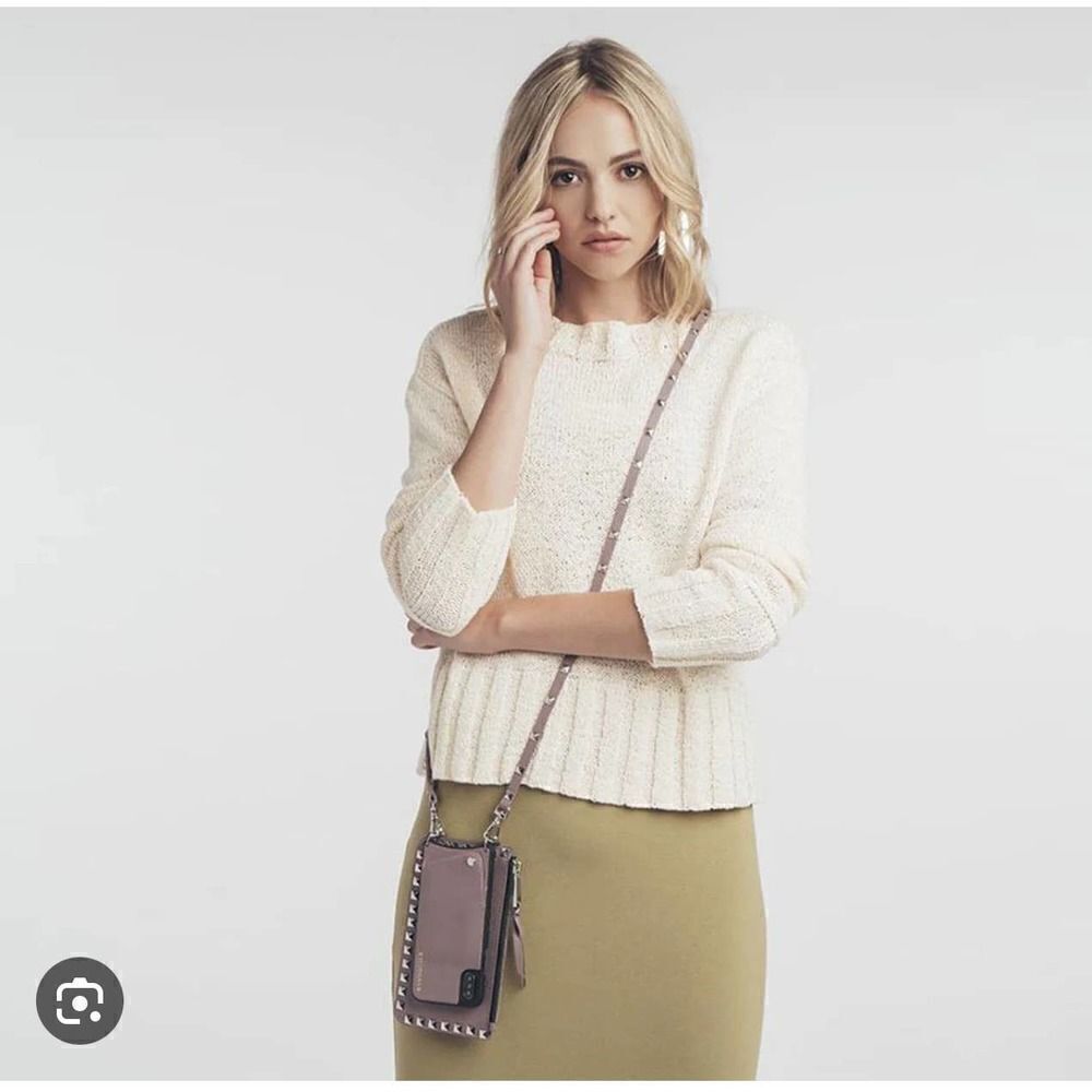 Bandolier sarah pyramid x/xs crossbody iphone case/belt/strap set